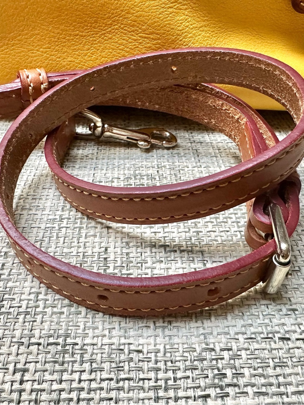 Classic Dooney and Bourke Vacchetta Leather Satchel - Picture 5 of 16